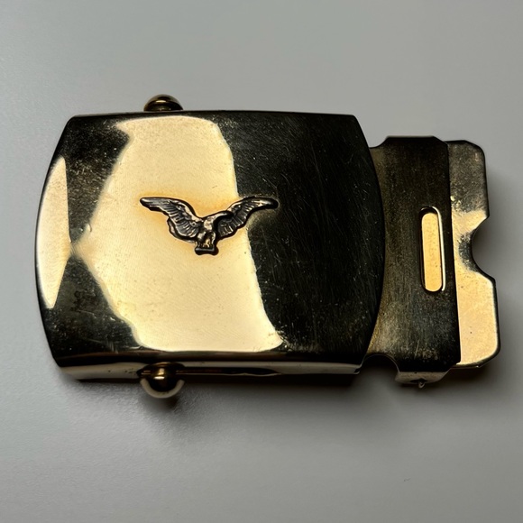 Vintage Other - Vintage Military Brass Buckle with Eagle